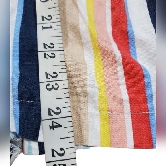FOREVER 21 multi color striped romper S - Picture 3 of 7